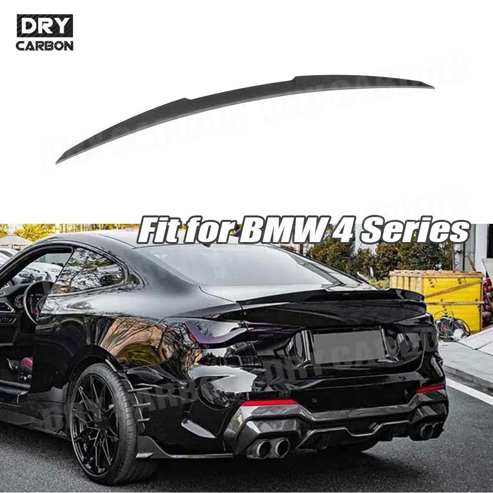 Matte Dry Carbon Fiber Car Duckbill Trunk Wing Rear Spoiler Trim Splitter Lip for BMW 4 Series G22 G82 M4 Coupe 2020+
Matte Dry Carbon Fiber Car Duckbill Trunk Wing Rear Spoiler Trim Splitter Lip for BMW 4 Series G22 G82 M4 Coupe 2020+