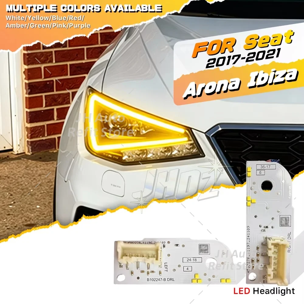 Yellow Blue LED Red DRL Board Module 6F0941475 6F0941476 For SEAT Ibiza Arona 2017-2021 Daytime Running Light Car Accessories
Yellow Blue LED Red DRL Board Module 6F0941475 6F0941476 For SEAT Ibiza Arona 2017-2021 Daytime Running Light Car Accessories