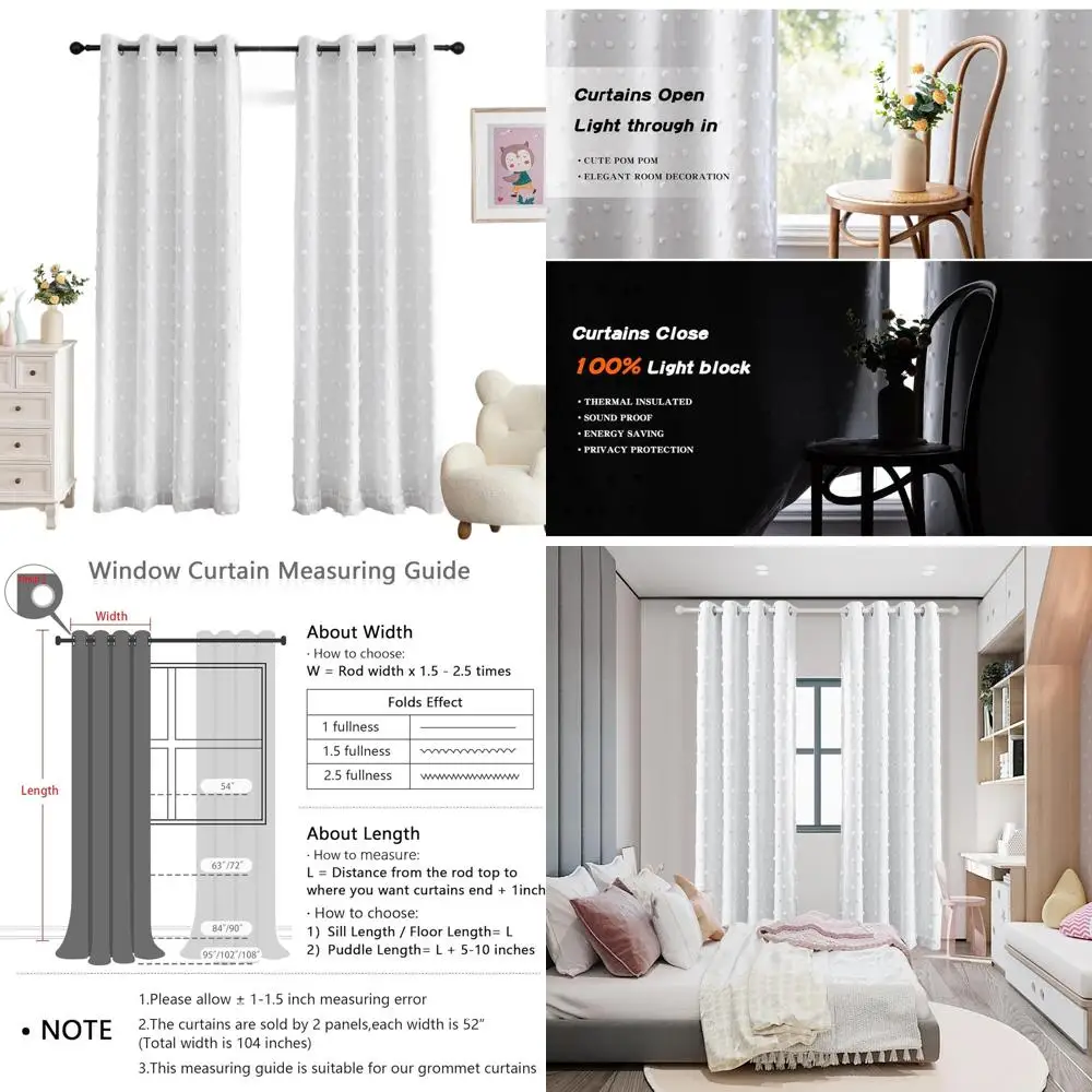 Плотные шторы с термоизоляцией 84, с отделкой помпоном, набор из 2 шт., ширина 52, для гостиной и спальни
Плотные шторы с термоизоляцией 84, с отделкой помпоном, набор из 2 шт., ширина 52, для гостиной и спальни