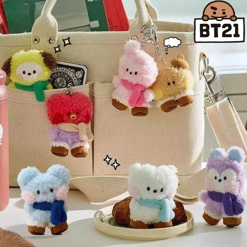 Cute BT21 series new men and women sweet creative cartoon pattern portable plush doll pendant fashionable versatile keychain
Cute BT21 series new men and women sweet creative cartoon pattern portable plush doll pendant fashionable versatile keychain