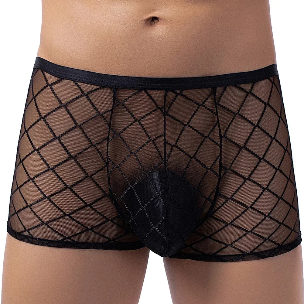 Panty Underpants Short Pant Men Boxer Briefs Mens Black Nylon Sexy Mesh See through Boxer Briefs Lingerie Underwear
Panty Underpants Short Pant Men Boxer Briefs Mens Black Nylon Sexy Mesh See through Boxer Briefs Lingerie Underwear