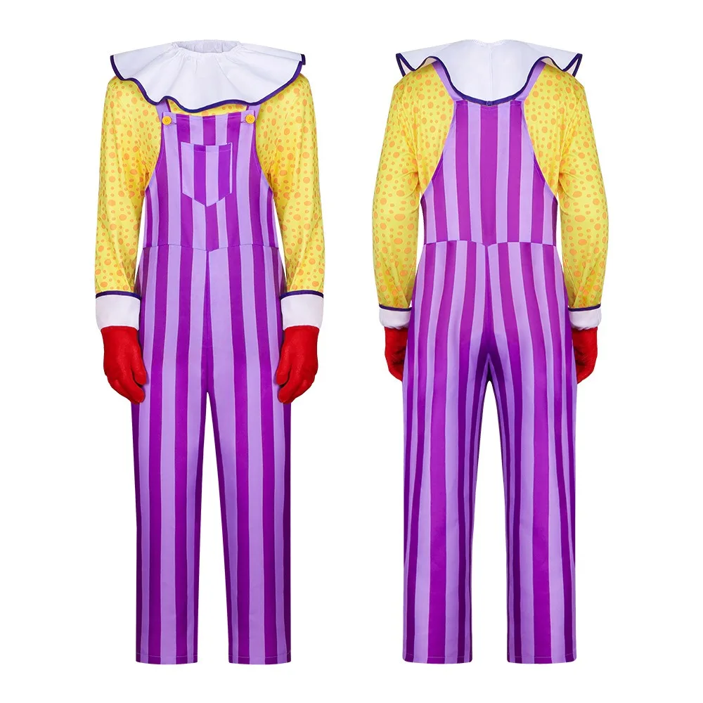 Sad Clown Same Style Cosplay Costume Overalls Gloves Adult Unisex Halloween Carnival Party Carnival Stage Performance Outfit
Sad Clown Same Style Cosplay Costume Overalls Gloves Adult Unisex Halloween Carnival Party Carnival Stage Performance Outfit