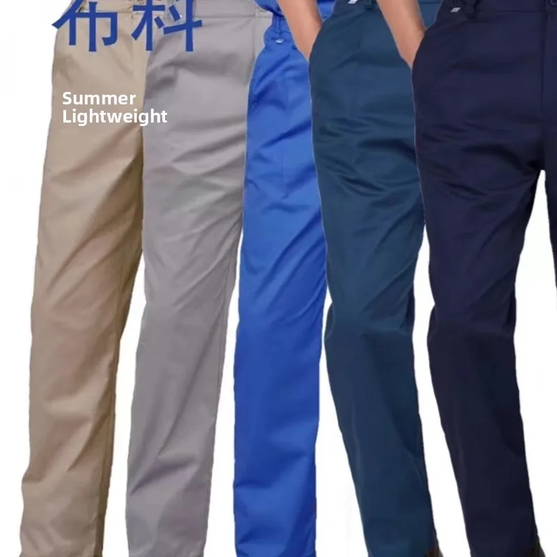 Летние тонкие рабочие брюки свободного кроя, износостойкие, дышащие, хлопковые, мужские повседневные брюки для авторемонта, из полиэфирного волокна
Летние тонкие рабочие брюки свободного кроя, износостойкие, дышащие, хлопковые, мужские повседневные брюки для авторемонта, из полиэфирного волокна