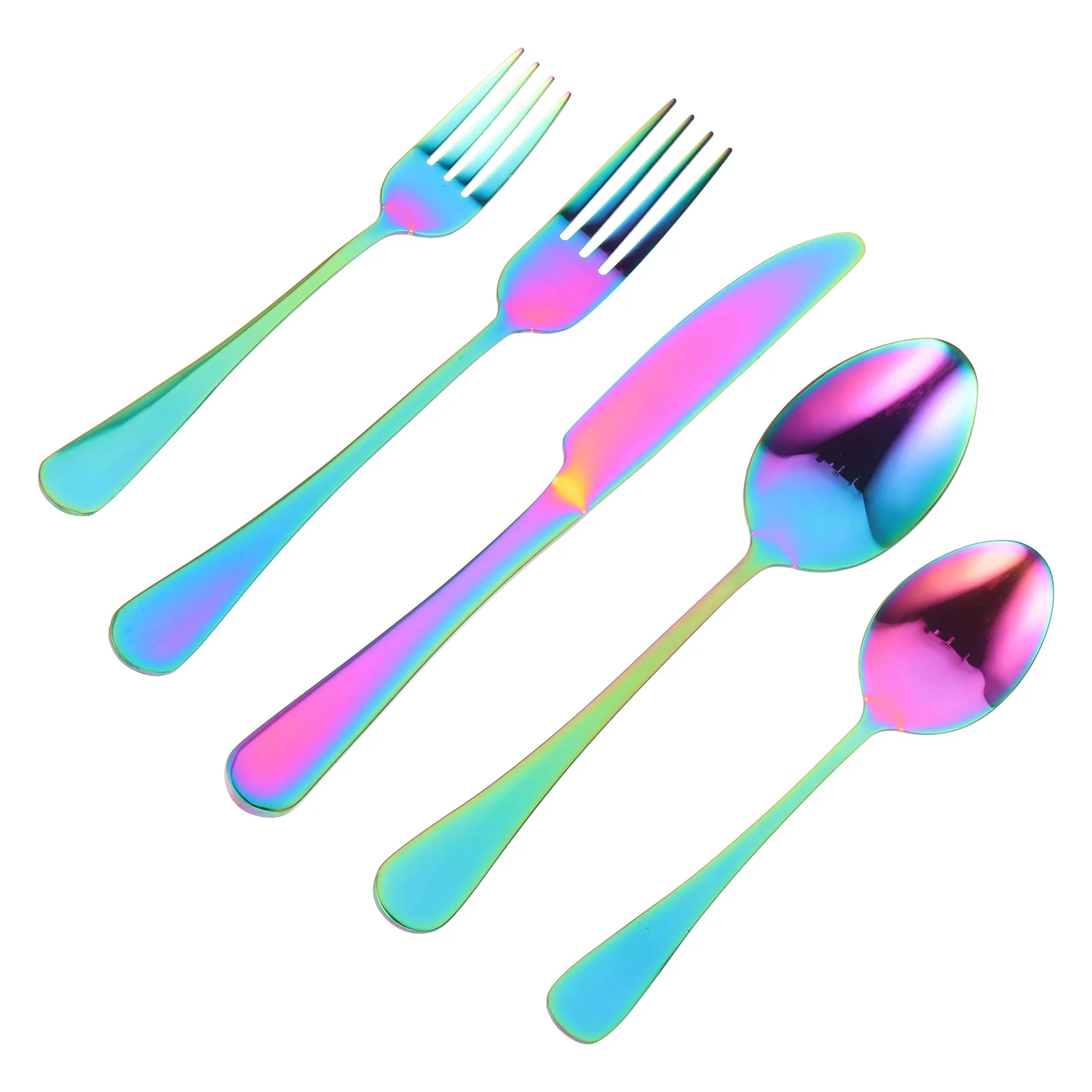 Five Piece Knife Fork Spoon Set Cutlery Dinnerware Kit Party Stainless Steel Portable Flatware Kitchen Utensils
Five Piece Knife Fork Spoon Set Cutlery Dinnerware Kit Party Stainless Steel Portable Flatware Kitchen Utensils