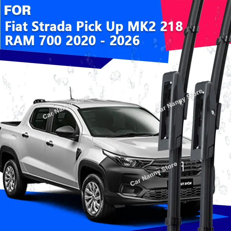 Щетки стеклоочистителя (дворники) для Fiat Strada Pick Up MK2 218, RAM 700 2020-2026, резиновые, мягкие
Щетки стеклоочистителя (дворники) для Fiat Strada Pick Up MK2 218, RAM 700 2020-2026, резиновые, мягкие