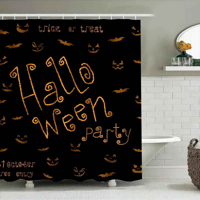 Занавеска для душа Tuniu на Хэллоуин, жуткая милая черная занавеска с принтом летучих мышей для детей, девочек, декор для спальни, ванной комнаты
Занавеска для душа Tuniu на Хэллоуин, жуткая милая черная занавеска с принтом летучих мышей для детей, девочек, декор для спальни, ванной комнаты