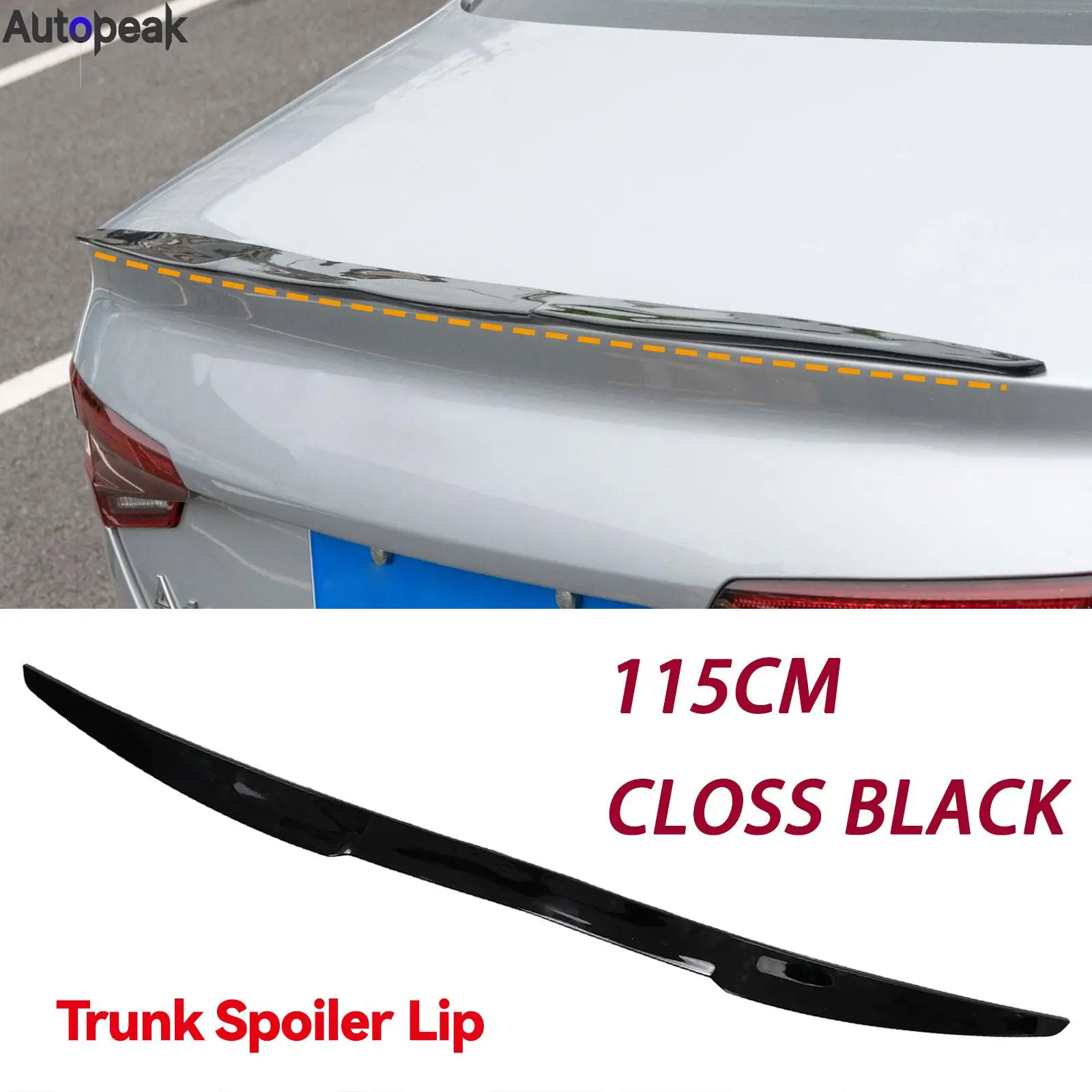 Universal Glossy Black Car Rear Extension Trunk Spoiler Boot Wing Lip ABS For BMW AUDI VW BENZ FORD Tesla 3 Y Sedan Models 45in
Universal Glossy Black Car Rear Extension Trunk Spoiler Boot Wing Lip ABS For BMW AUDI VW BENZ FORD Tesla 3 Y Sedan Models 45in