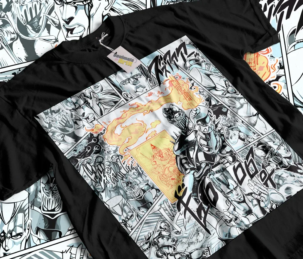 Polnareff T-Shirt JoJo's Bizarre Adventure Manga Anime Shirt Soft Tee All Sizes
Polnareff T-Shirt JoJo's Bizarre Adventure Manga Anime Shirt Soft Tee All Sizes