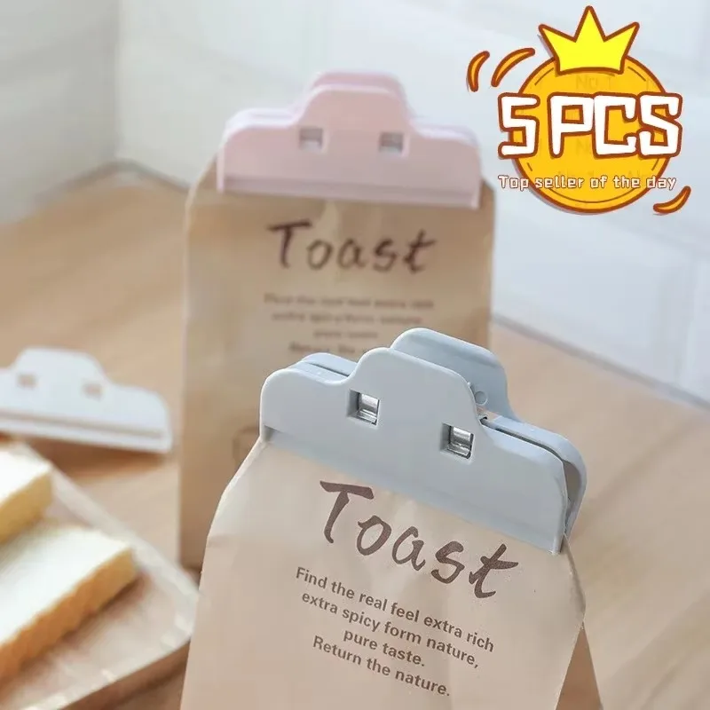5PCS Sealed Clips Portable Practical Food Sealing Clamp Clip Powder Food Package Bag Multifunctional Home Snack Sealed Clip
5PCS Sealed Clips Portable Practical Food Sealing Clamp Clip Powder Food Package Bag Multifunctional Home Snack Sealed Clip