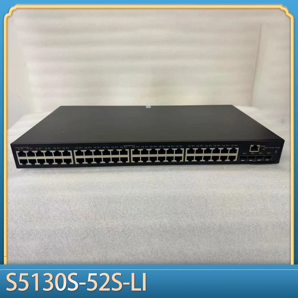 For H3C 10 Gigabit Switch 48 Gigabit Electrical Ports 4-port 10 Gigabit SFP S5130S-52S-LI
For H3C 10 Gigabit Switch 48 Gigabit Electrical Ports 4-port 10 Gigabit SFP S5130S-52S-LI