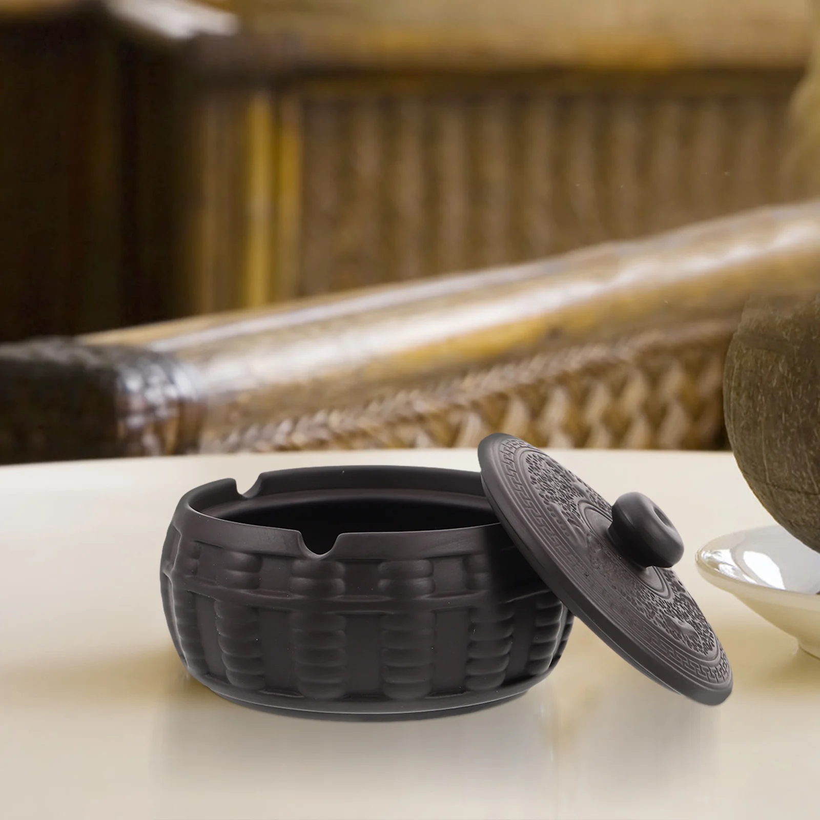 Ash Container Ashtray for Table Camping Smokers Dark Brown Outdoors Artistic Home
Ash Container Ashtray for Table Camping Smokers Dark Brown Outdoors Artistic Home