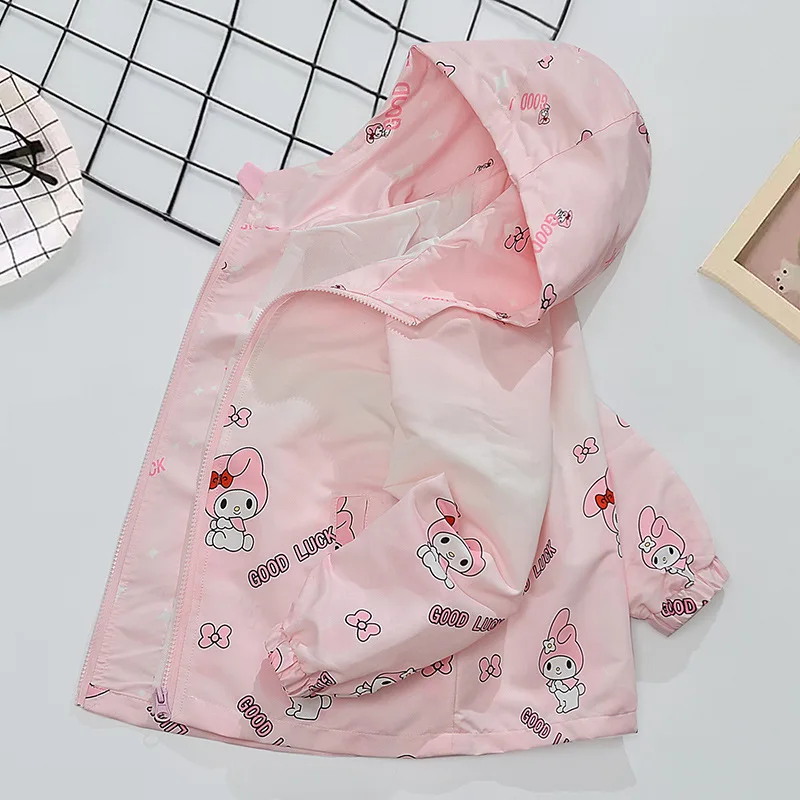 Sanrio Girls Jacket Thin Jacket Autumn and Winter New Clothing Hoodie Zipper Windproof Jacket Cartoon Hello Kitty Clothing Gift
Sanrio Girls Jacket Thin Jacket Autumn and Winter New Clothing Hoodie Zipper Windproof Jacket Cartoon Hello Kitty Clothing Gift