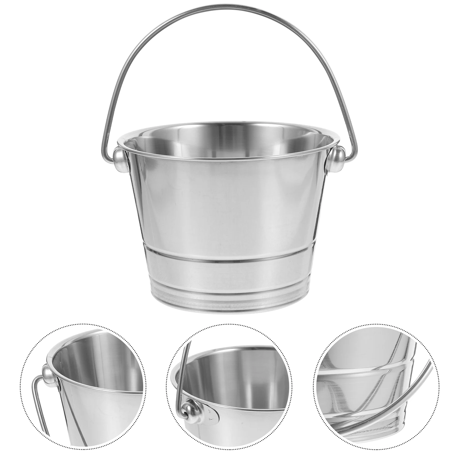 Ice Bucket Stainless Steel Portable Cooling Beer Snack Party KTV Cafe Restaurant Home Storage Container
Ice Bucket Stainless Steel Portable Cooling Beer Snack Party KTV Cafe Restaurant Home Storage Container