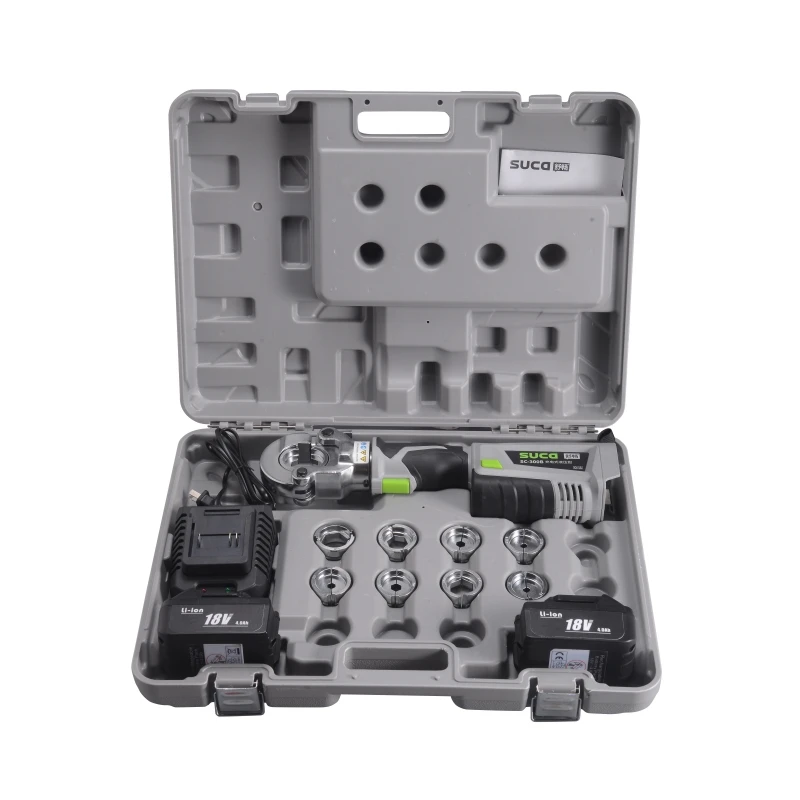 SC-300B Battery Powered Portable Hydraulic Crimping Pliers for 16-300mm² Cu/Al Terminals Electrician's Crimping Machine
SC-300B Battery Powered Portable Hydraulic Crimping Pliers for 16-300mm² Cu/Al Terminals Electrician's Crimping Machine