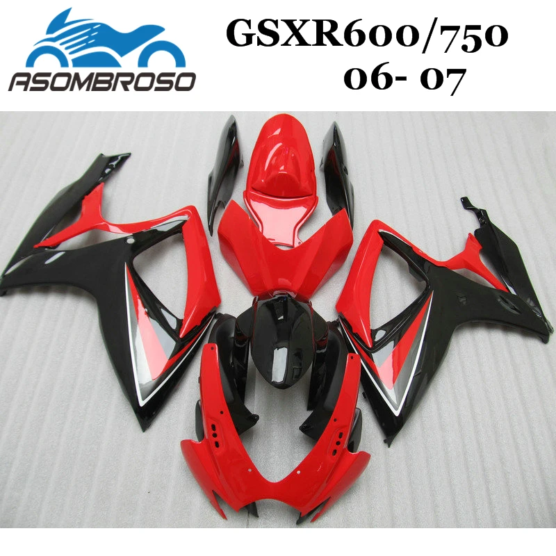 Complete bodywork for Suzuki K6 2006 2007 GSXR600 GSXR750 100% Injection Fairing GSXR 750 2006 2007 red black Fairings parts
Complete bodywork for Suzuki K6 2006 2007 GSXR600 GSXR750 100% Injection Fairing GSXR 750 2006 2007 red black Fairings parts