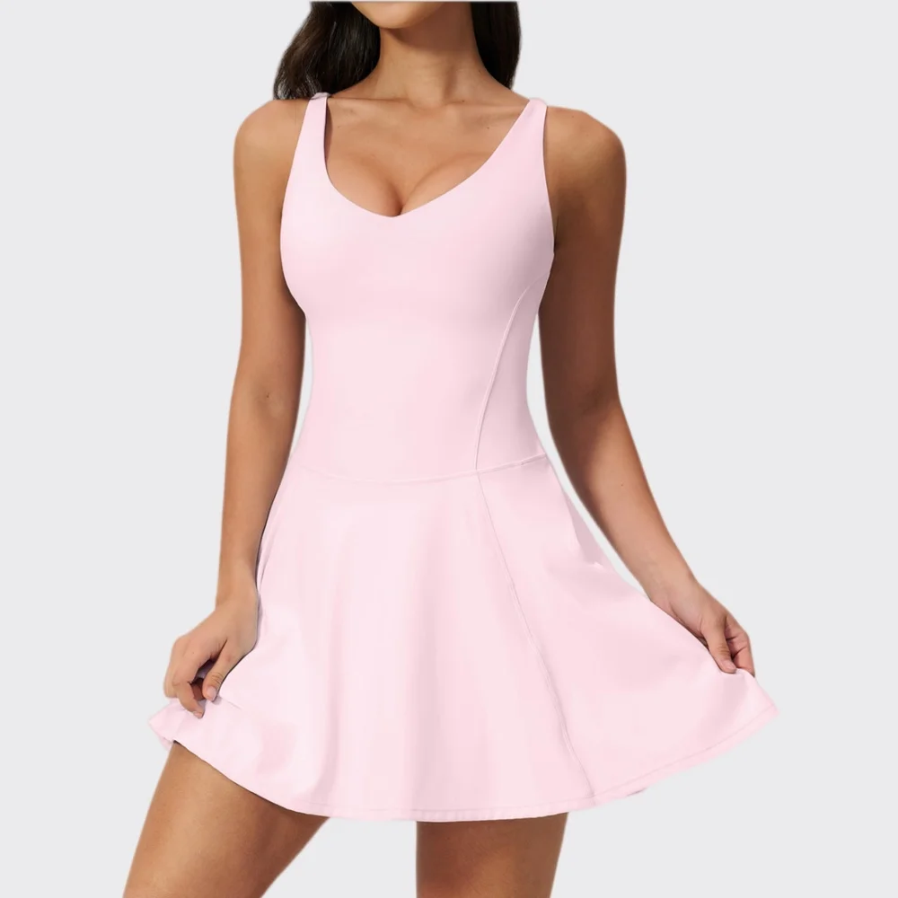 2026 New Women Yoga Jumpsuit Set Sexy Sleeveless One-Piece Rompers Dance Sports Dress Gym Push up Women Bodysuit With Bust Pads
2026 New Women Yoga Jumpsuit Set Sexy Sleeveless One-Piece Rompers Dance Sports Dress Gym Push up Women Bodysuit With Bust Pads