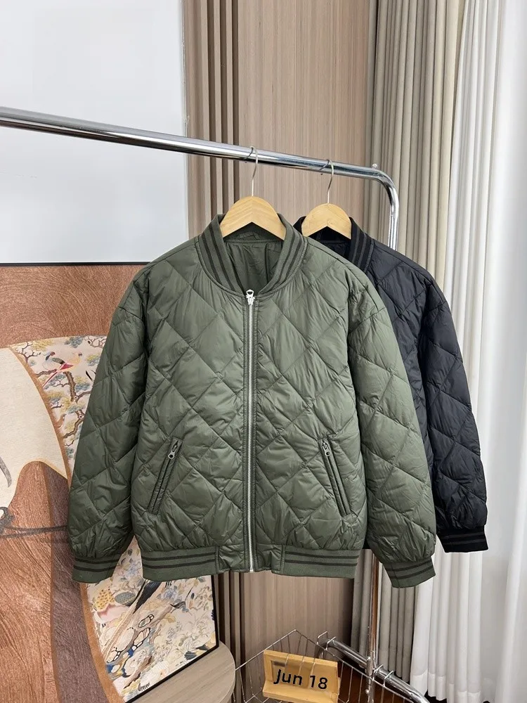Американский ретро 90, пуховый бейсбольный воротник, стеганый ромбовидный узор, теплая мужская осенне-зимняя куртка-пуховик, верхняя одежда
Американский ретро 90, пуховый бейсбольный воротник, стеганый ромбовидный узор, теплая мужская осенне-зимняя куртка-пуховик, верхняя одежда