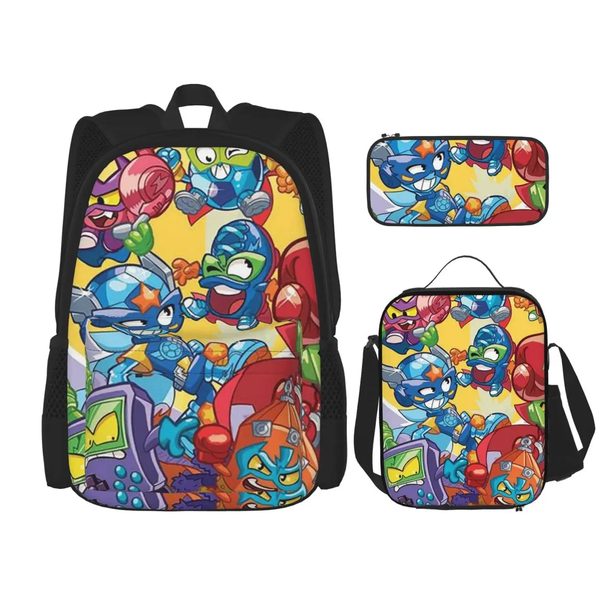 Superthings Backpacks Boys Girls Bookbag Students School Bags Kids Rucksack Lunch Bag Pen Bag Three-Piece Set
Superthings Backpacks Boys Girls Bookbag Students School Bags Kids Rucksack Lunch Bag Pen Bag Three-Piece Set