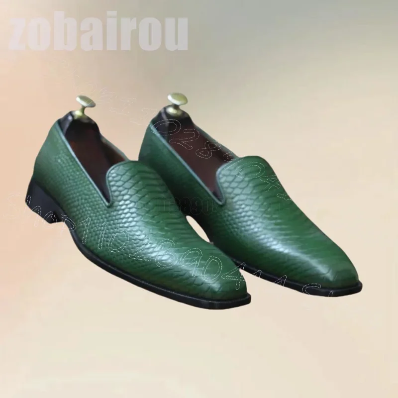Green Crocodile Print Square Toe Men Loafers Fashion Slip On Men Shoes Luxury Handmade Party Feast Office Dating Men Dress Shoes
Green Crocodile Print Square Toe Men Loafers Fashion Slip On Men Shoes Luxury Handmade Party Feast Office Dating Men Dress Shoes