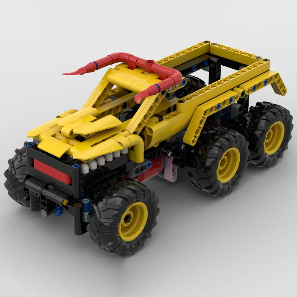 MOC RC Megalodon Bull Monster Car Speed Champion Classic Car Model City Racing Children's Toy Gift Technology Building Blocks
MOC RC Megalodon Bull Monster Car Speed Champion Classic Car Model City Racing Children's Toy Gift Technology Building Blocks