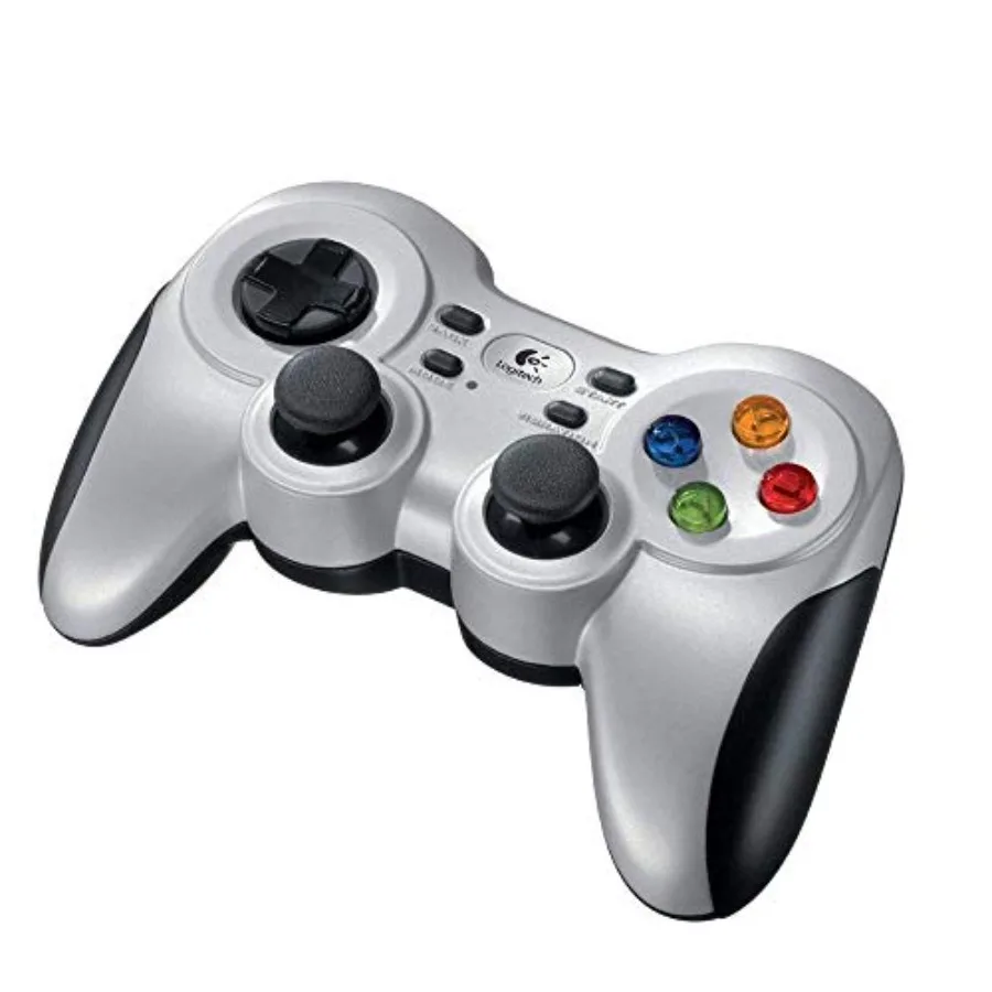 F710 Wireless Gamepad, 2.4 GHz Wireless with USB Nano-Receiver, Controller Dual Vibration Feedback, 4 Switch D-Pad, PC - Grey/B
F710 Wireless Gamepad, 2.4 GHz Wireless with USB Nano-Receiver, Controller Dual Vibration Feedback, 4 Switch D-Pad, PC - Grey/B