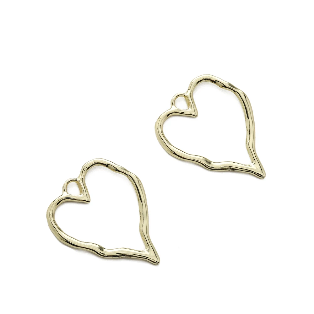 10Pcs Zinc Alloy Gold Plated Hollow Heart Frame Charms Love Pendant For Women DIY Earrings Necklace Jewelry Making Accessories
10Pcs Zinc Alloy Gold Plated Hollow Heart Frame Charms Love Pendant For Women DIY Earrings Necklace Jewelry Making Accessories