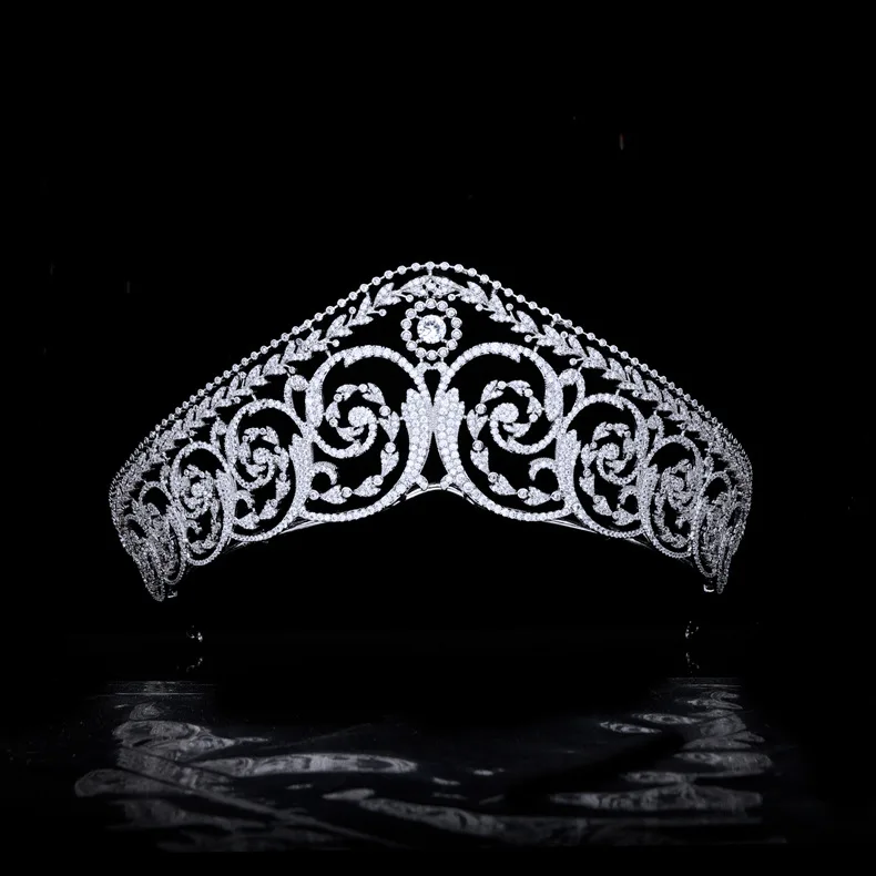 Luxury Cubic Zirconia Queen Crown Bridal Wedding Big Tiara Women Beauty Pageant Bride Hair Accessories Jewelry CH10344
Luxury Cubic Zirconia Queen Crown Bridal Wedding Big Tiara Women Beauty Pageant Bride Hair Accessories Jewelry CH10344