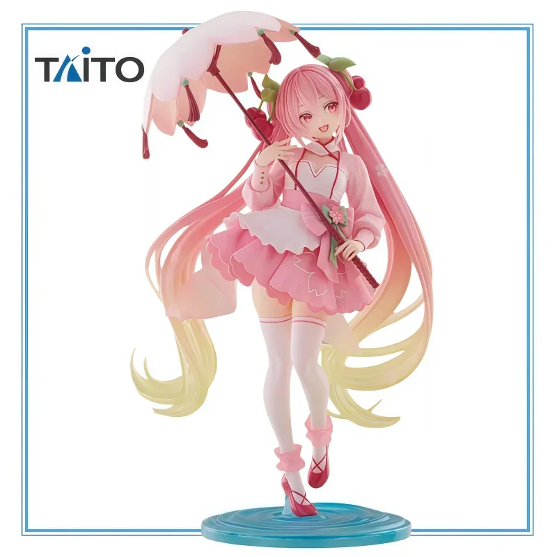 In Stock TAiTO AMP+ Hatsune Miku Sakura Miku ~Sakura Dress Ver.~ PVC 21CM Anime Action Figures Model Collection Toy
In Stock TAiTO AMP+ Hatsune Miku Sakura Miku ~Sakura Dress Ver.~ PVC 21CM Anime Action Figures Model Collection Toy