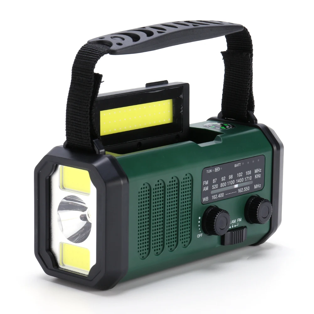 LED Portable Radio AM/FM/WB 10000mAh Solar Radio Charger Flashlight Reading Lamp Solar Emergency Radio Type-C Charging SOS Alarm
LED Portable Radio AM/FM/WB 10000mAh Solar Radio Charger Flashlight Reading Lamp Solar Emergency Radio Type-C Charging SOS Alarm