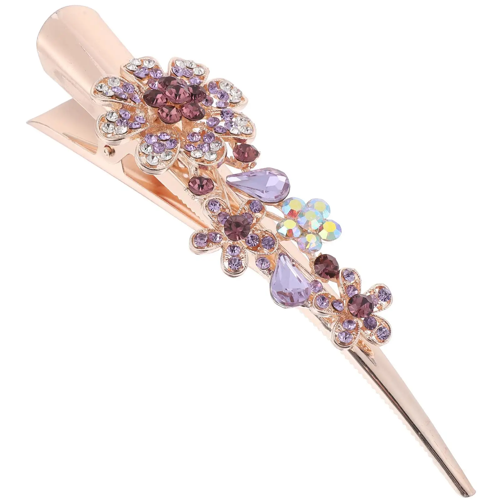 Rhinestone Hairpin Large Metal Duckbilled Clips for Women Girls Hair Decorations Banquets Parties Everyday Use
Rhinestone Hairpin Large Metal Duckbilled Clips for Women Girls Hair Decorations Banquets Parties Everyday Use