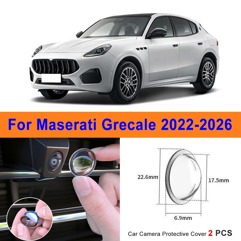 360 Reverse Image Car Camera Cover Anti-Scratch PC Lens Protector Stickers For Maserati Grecale 2022-2026 2Pcs
360 Reverse Image Car Camera Cover Anti-Scratch PC Lens Protector Stickers For Maserati Grecale 2022-2026 2Pcs