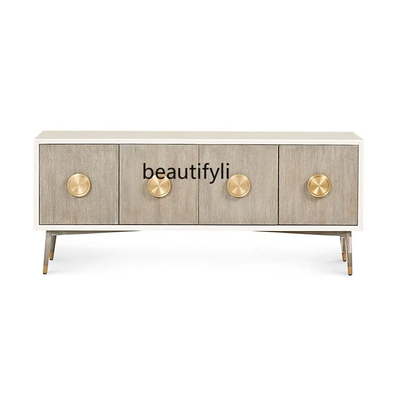 T Nordic simple solid wood TV cabinet living room storage display cabinet American old decorative cabinet
T Nordic simple solid wood TV cabinet living room storage display cabinet American old decorative cabinet