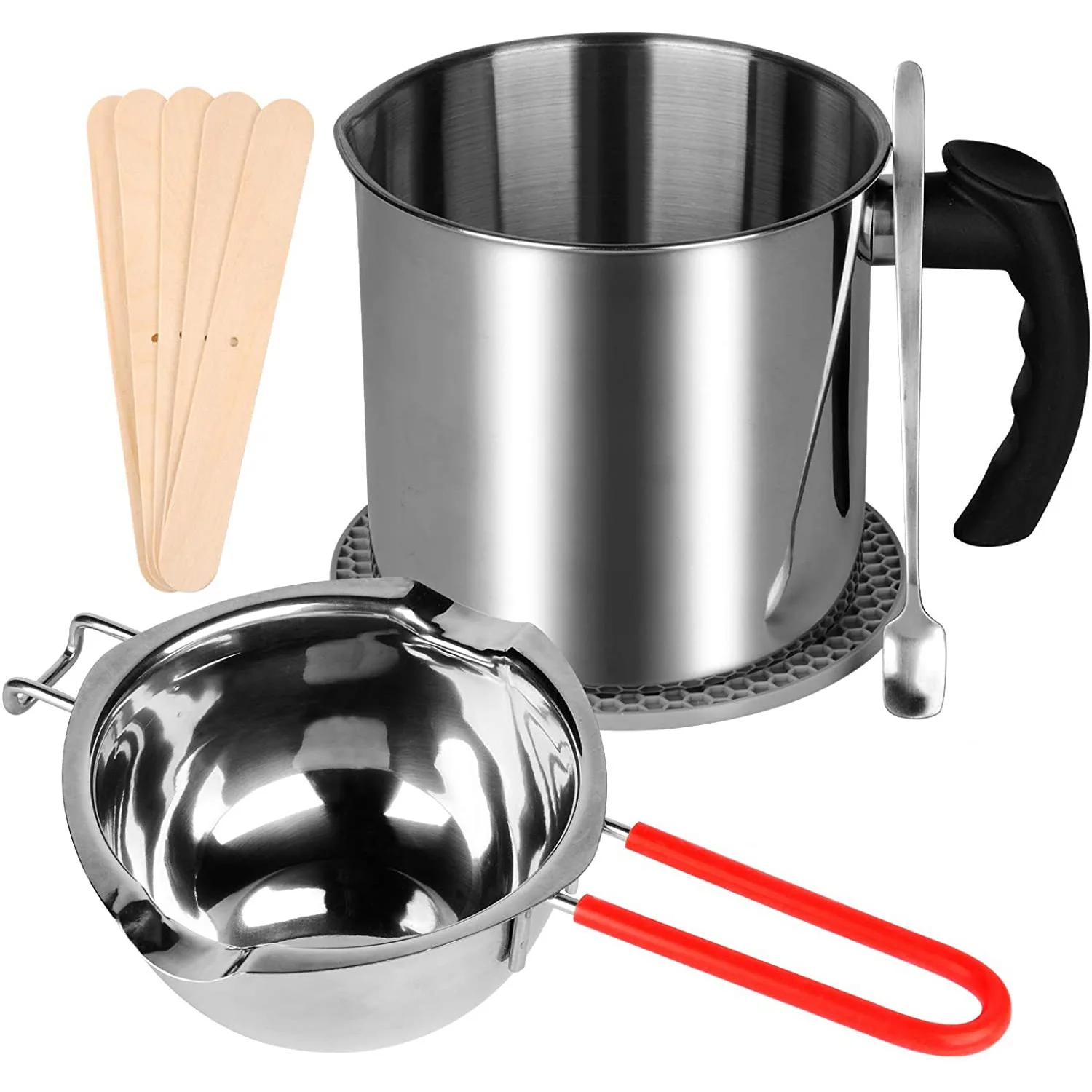 Набор для заливки свечей ABNL, котел для плавления воска и котел с термостойкой ручкой и 12 инструментами для изготовления свечей 
Набор для заливки свечей ABNL, котел для плавления воска и котел с термостойкой ручкой и 12 инструментами для изготовления свечей