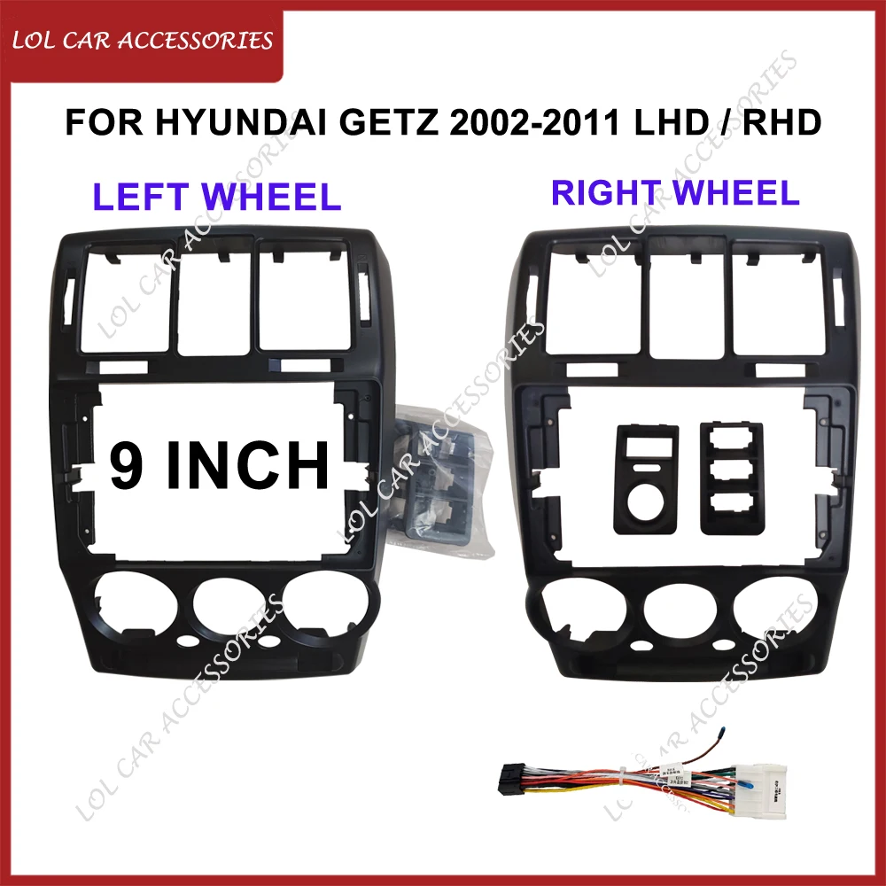 9 Inch For Hyundai GETZ 2002-2011 LHD RHD Car Radio Android Stereo GPS MP5 Player 2 Din Head Unit Fascia Panel Dash Frame
9 Inch For Hyundai GETZ 2002-2011 LHD RHD Car Radio Android Stereo GPS MP5 Player 2 Din Head Unit Fascia Panel Dash Frame