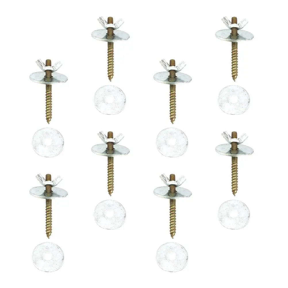 8 Sets Bird Cage Accessories Stainless Steel Screws Nuts Gaskets Durable Perch Fixing Kit for Cage Stand Bar Rack Pet Supplies
8 Sets Bird Cage Accessories Stainless Steel Screws Nuts Gaskets Durable Perch Fixing Kit for Cage Stand Bar Rack Pet Supplies