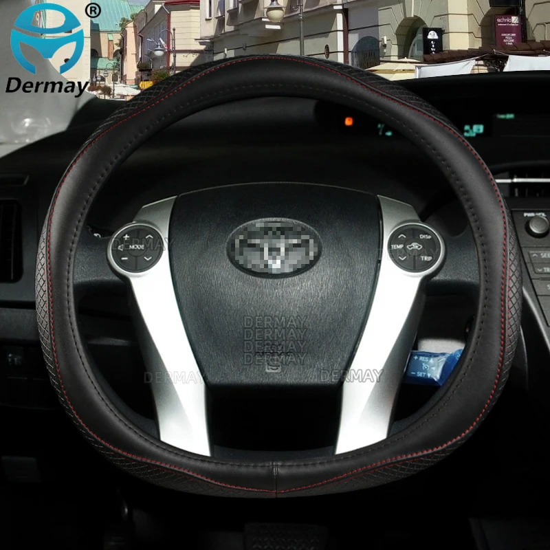for Toyota Prius 30 20 Prime Prius V Prius C Genuine Leather Car Steering Wheel Cover Natural Cowhide Non-slip Auto Accessories
for Toyota Prius 30 20 Prime Prius V Prius C Genuine Leather Car Steering Wheel Cover Natural Cowhide Non-slip Auto Accessories