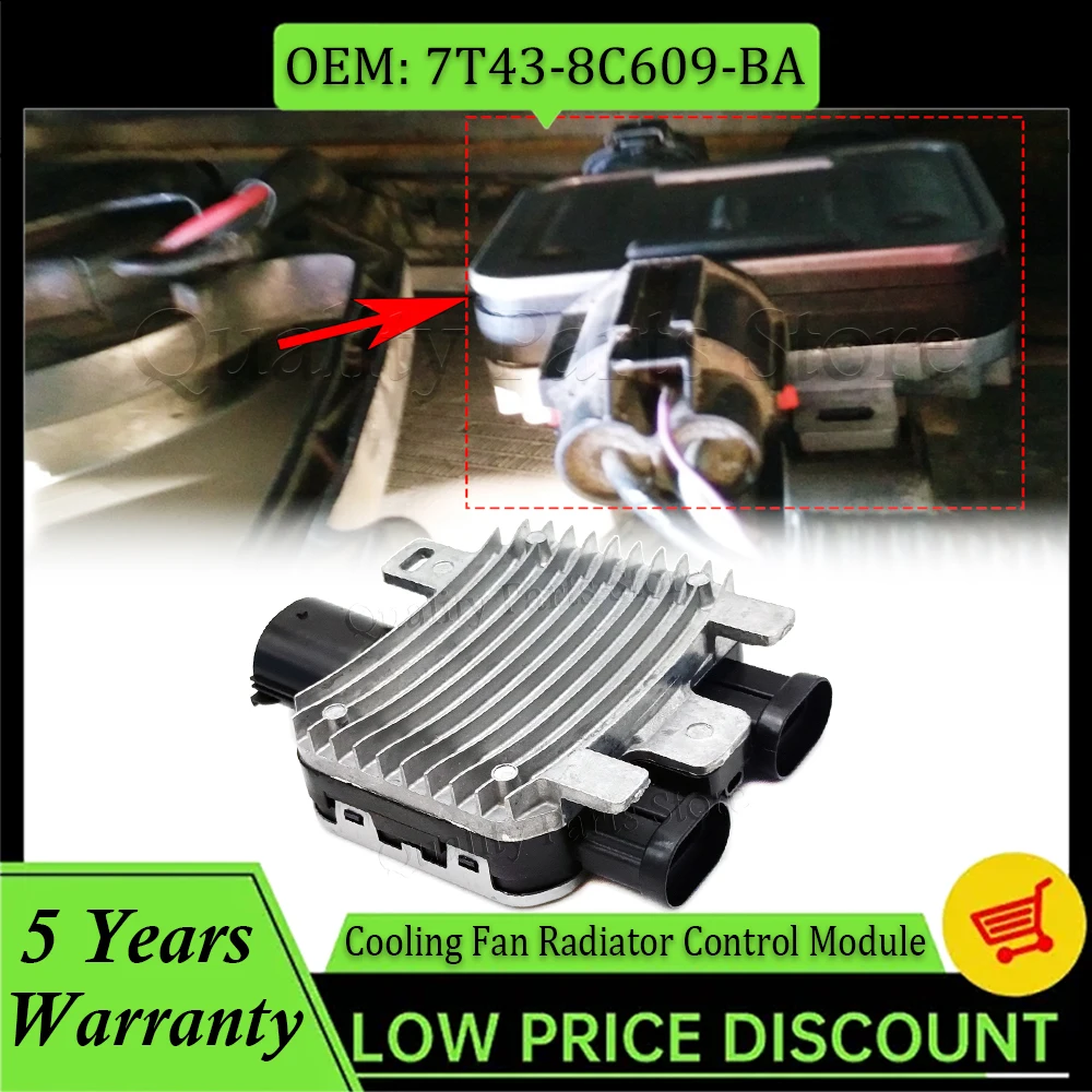 Heater Blower Cooling Fan Radiator Control Module 7T43-8C609-BA For Volvo S60 V60 S80 V70 XC60 XC70 For LAND ROVER Freelander 2
Heater Blower Cooling Fan Radiator Control Module 7T43-8C609-BA For Volvo S60 V60 S80 V70 XC60 XC70 For LAND ROVER Freelander 2