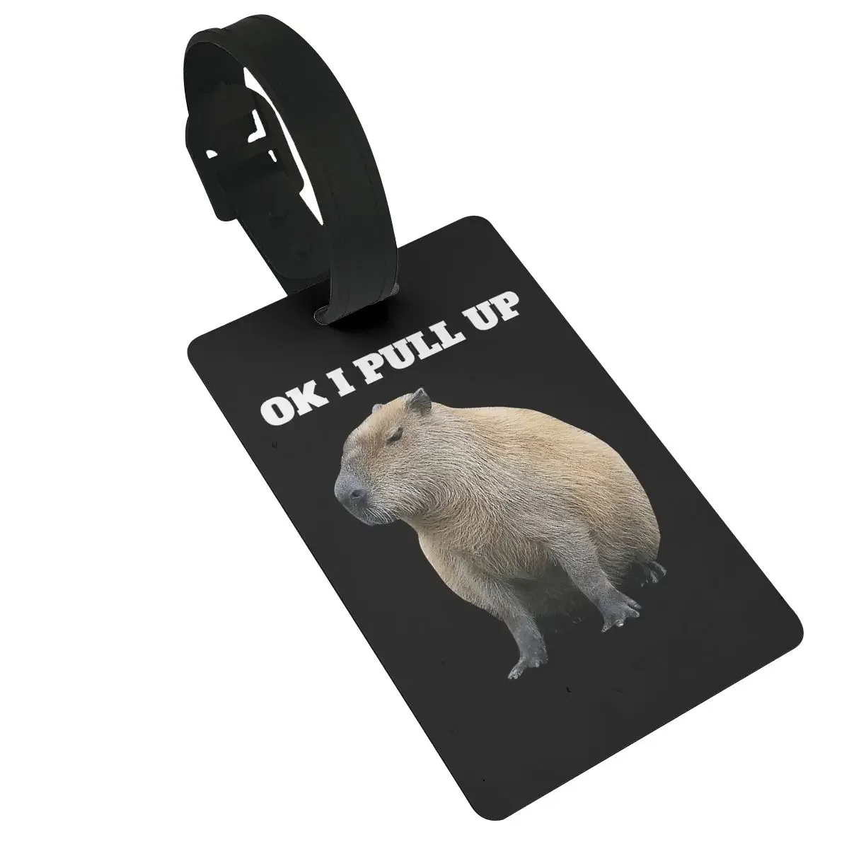 Capybara Luggage Tags Suitcase Accessories Travel PVC Fashion Baggage Boarding Tag Portable Label Holder ID Name Address
Capybara Luggage Tags Suitcase Accessories Travel PVC Fashion Baggage Boarding Tag Portable Label Holder ID Name Address