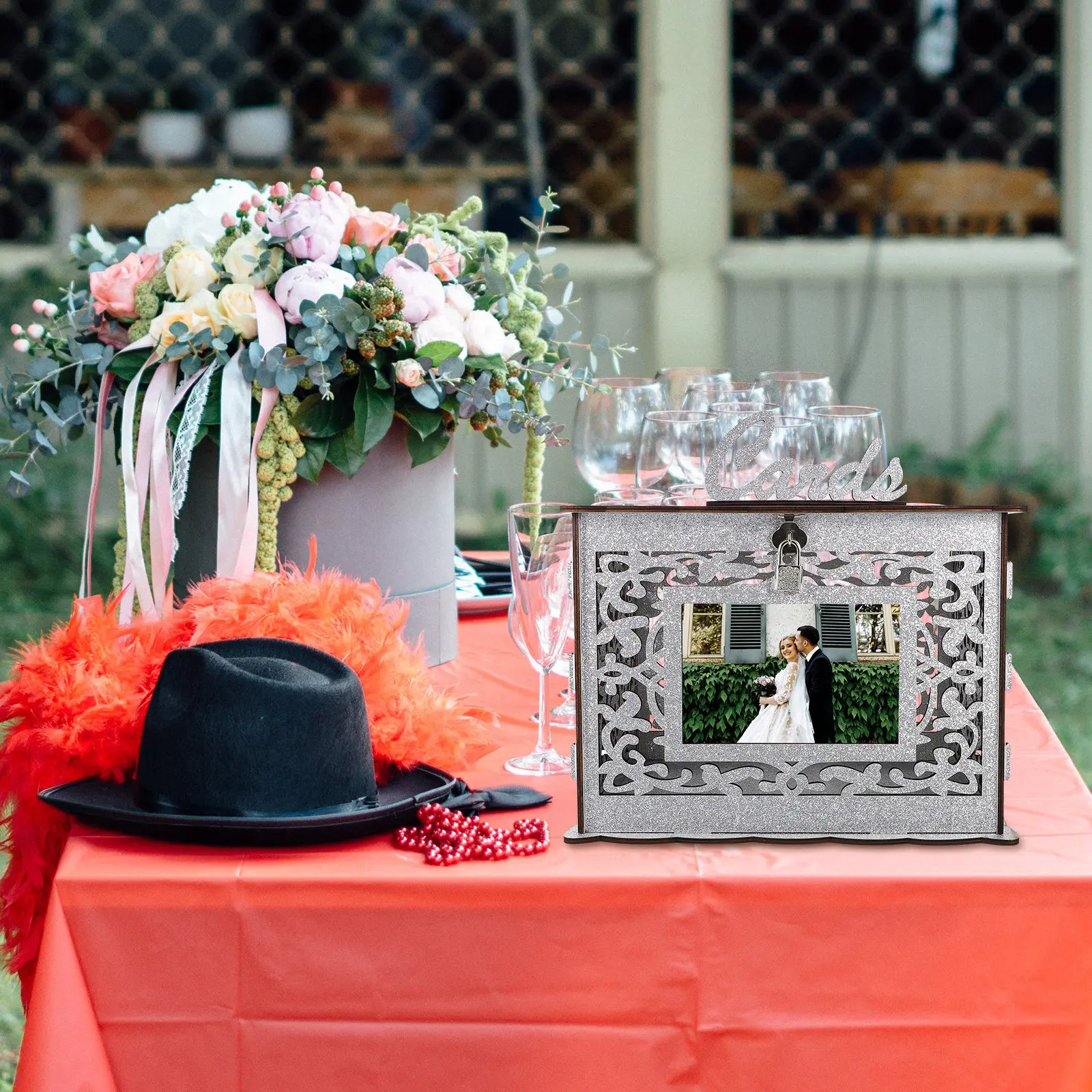 Wooden Wedding Card Box Hollow Design Rustic Natural DIY Greeting Cards Container for Envelopes Money Gifts Photo Frame Decor
Wooden Wedding Card Box Hollow Design Rustic Natural DIY Greeting Cards Container for Envelopes Money Gifts Photo Frame Decor