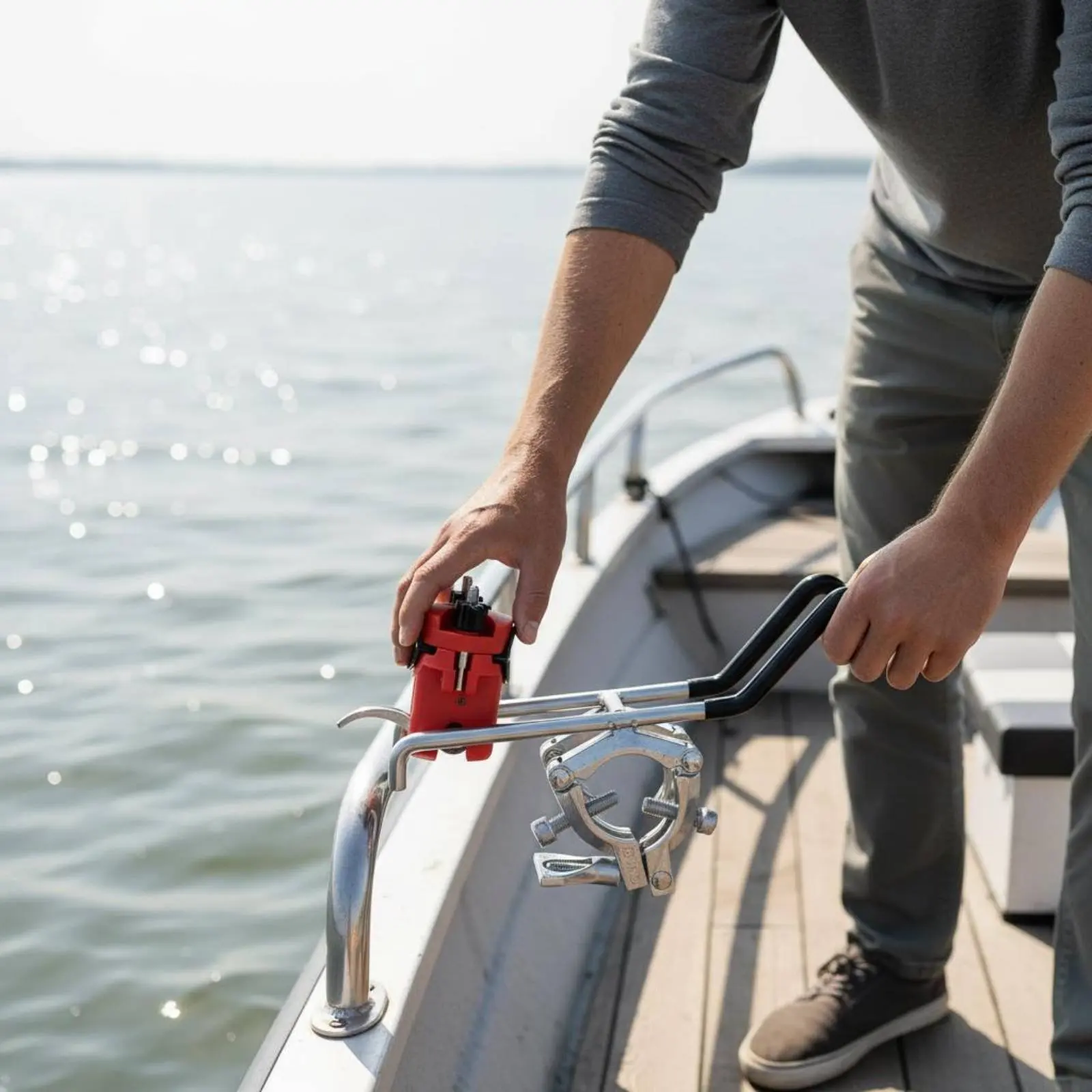 Stainless Steel Boat Rod Holder Sturdy Duty Stainless Steel Fishing Rod Holder Rail Mount Fishing Pole Bracket Anti-Slip
Stainless Steel Boat Rod Holder Sturdy Duty Stainless Steel Fishing Rod Holder Rail Mount Fishing Pole Bracket Anti-Slip