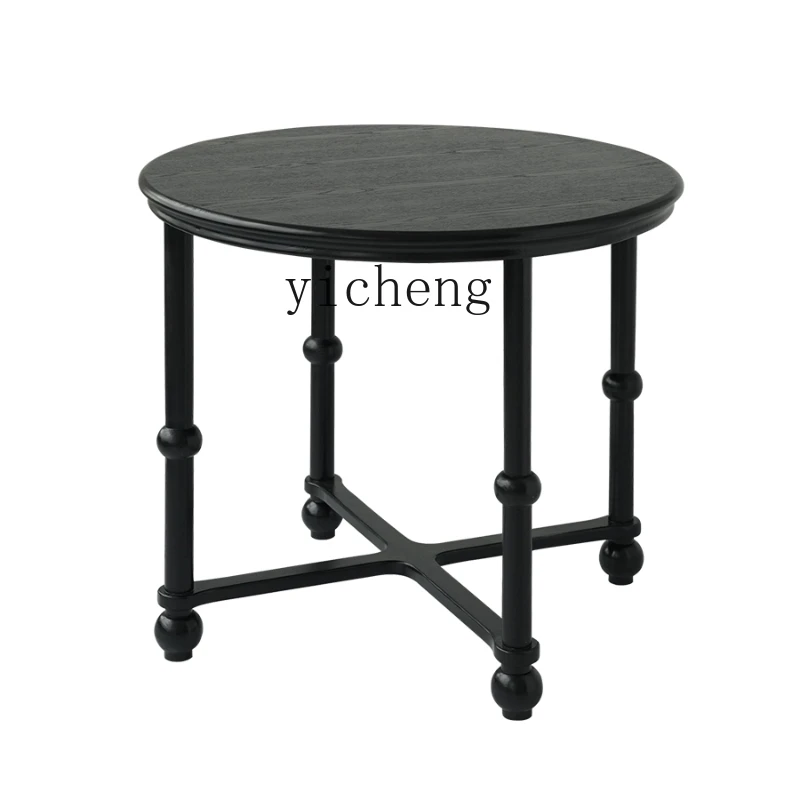 ZC Mid-Ancient Ash Dining-Table Chair Modern Simple round Coffee Table Advanced Afternoon Tea Table
ZC Mid-Ancient Ash Dining-Table Chair Modern Simple round Coffee Table Advanced Afternoon Tea Table