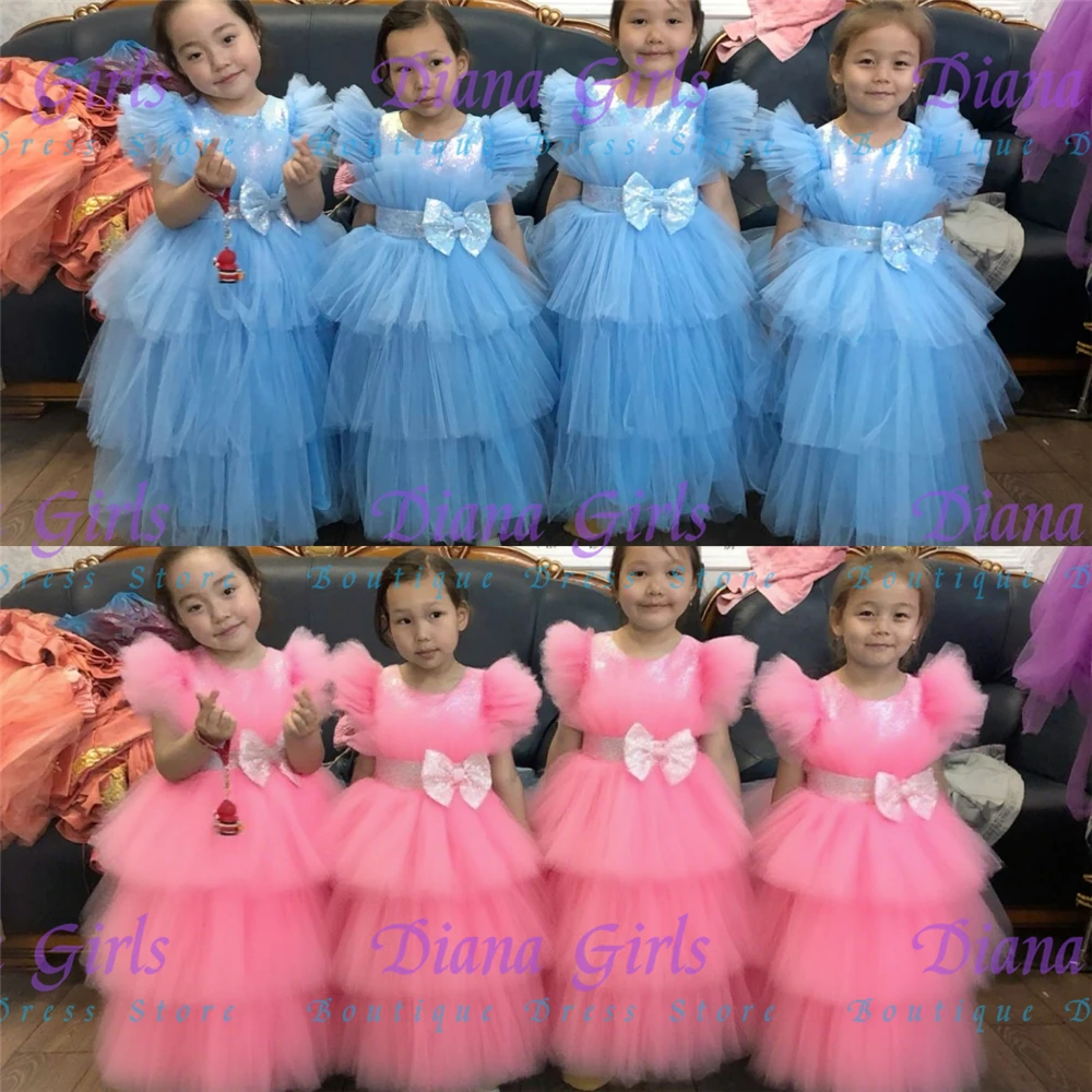 Lovely Little Baby Flower Girls Dress Tulle Fluffy With BOw for Wedding Ball Dresses Kids Girls Birthday Party Evening Gowns
Lovely Little Baby Flower Girls Dress Tulle Fluffy With BOw for Wedding Ball Dresses Kids Girls Birthday Party Evening Gowns