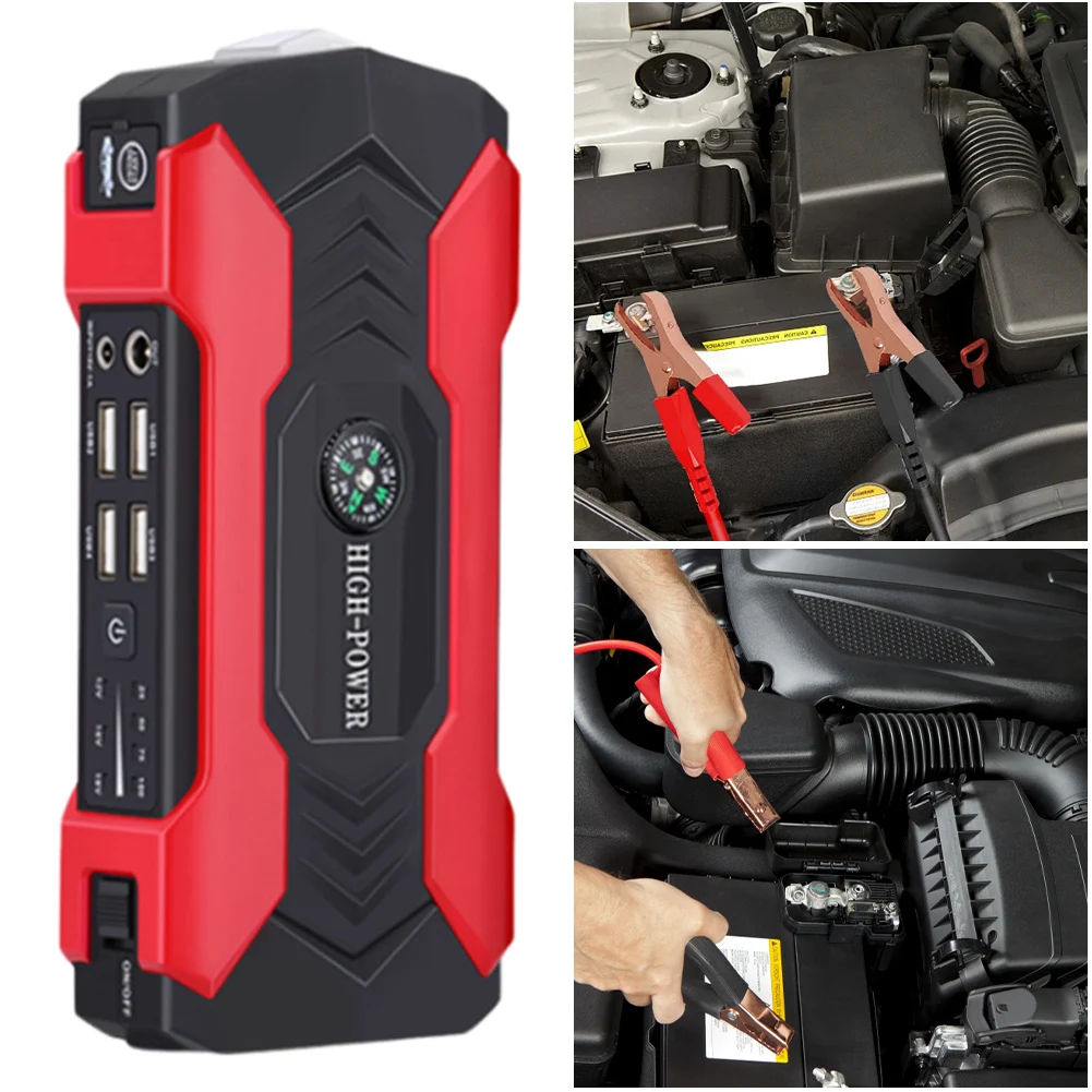 Car Jump Starter Booster 100000mAh Starting Device 12V Car Charger Diesel Car Starter for 6.0L Gasoline and 3.0L Diesel Engines
Car Jump Starter Booster 100000mAh Starting Device 12V Car Charger Diesel Car Starter for 6.0L Gasoline and 3.0L Diesel Engines