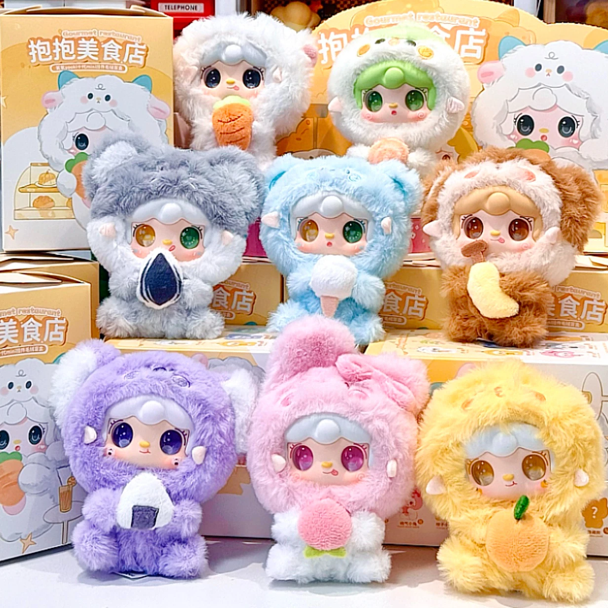 In Stock Yooki V10 Hug Food Shop Series Cute Plush Blind Box Mystery Box Kawaii Trendy Model Desktop Decoration Surprise Gift
In Stock Yooki V10 Hug Food Shop Series Cute Plush Blind Box Mystery Box Kawaii Trendy Model Desktop Decoration Surprise Gift
