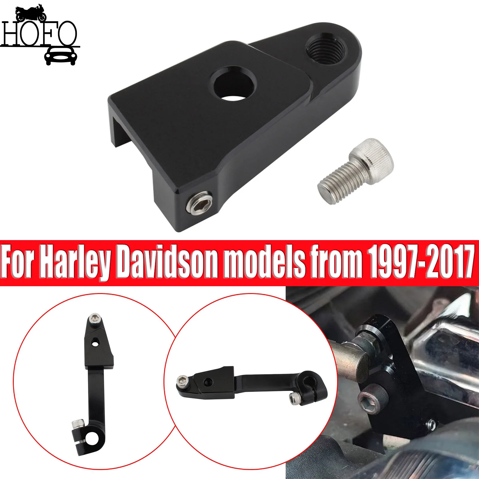 Motorcycle Transmission Booster / Shift Neutral Assist Bracket For Harley Davidson models from 1997-2017
Motorcycle Transmission Booster / Shift Neutral Assist Bracket For Harley Davidson models from 1997-2017