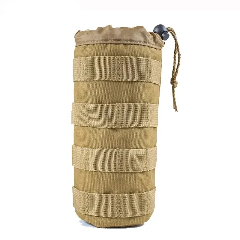 600D Hunting Bags Tactical Small Water Bottle Bag Multi Function Outdoor Adjustable Drawstring Molle External System Khaki
600D Hunting Bags Tactical Small Water Bottle Bag Multi Function Outdoor Adjustable Drawstring Molle External System Khaki
