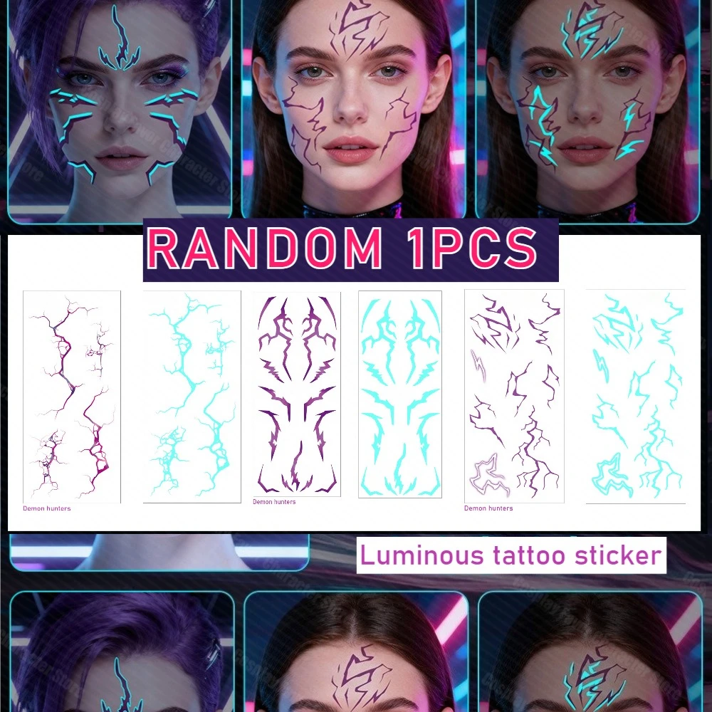 Охотники на демонов, ночник, татуировки, одноразовые водонепроницаемые флуоресцентные татуировки, наклейки для Хэллоуина, аксессуары для вечеринок
Охотники на демонов, ночник, татуировки, одноразовые водонепроницаемые флуоресцентные татуировки, наклейки для Хэллоуина, аксессуары для вечеринок