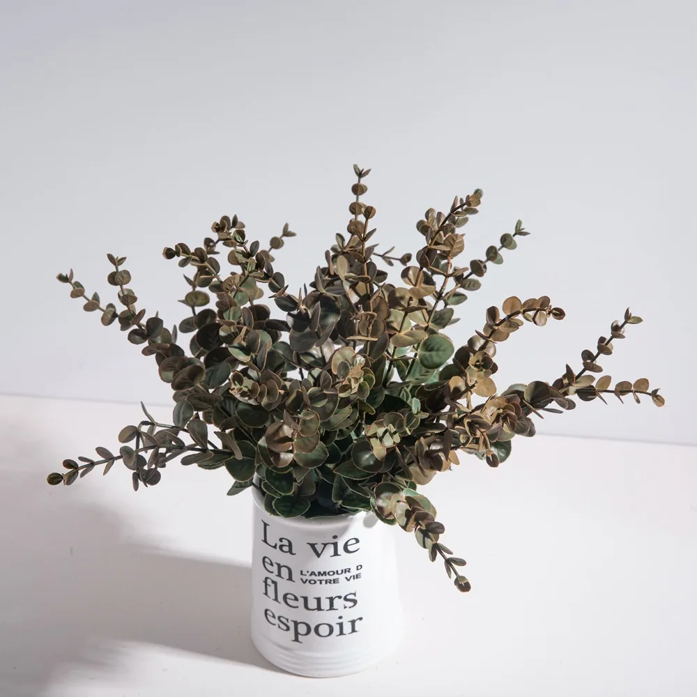 5pcs Artificial Plastic Plants Eucalyptus Leaves Grass Wreaths Christmas DIY Accessories Fake Flowers Wedding Home Decoration
5pcs Artificial Plastic Plants Eucalyptus Leaves Grass Wreaths Christmas DIY Accessories Fake Flowers Wedding Home Decoration
