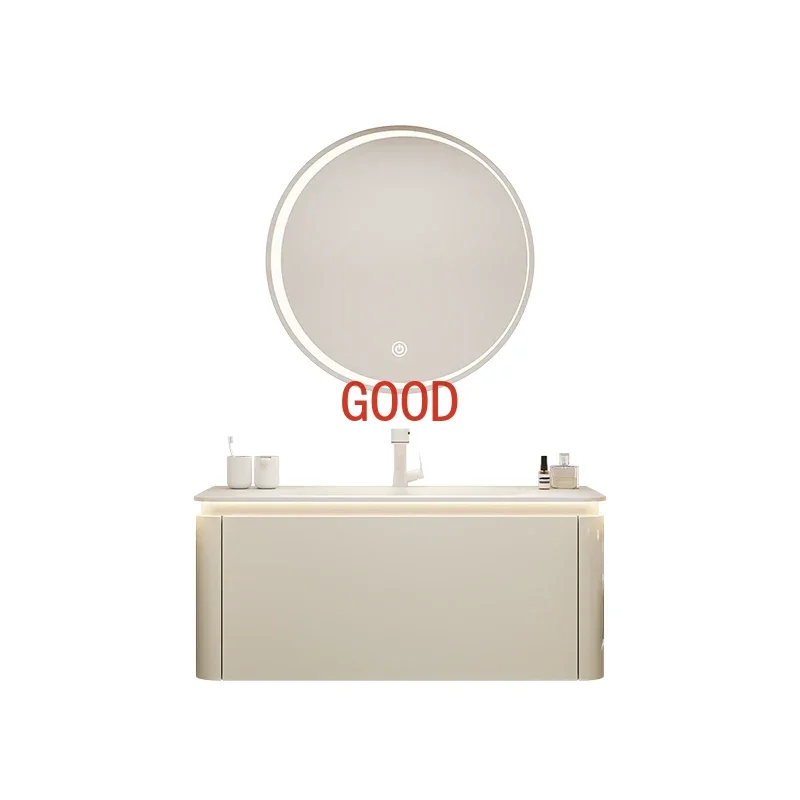 Whole Washbin Light Luxury Bathroom Cabinet Combination Bathroom Modern Minimalist Wash Basin Washstand
Whole Washbin Light Luxury Bathroom Cabinet Combination Bathroom Modern Minimalist Wash Basin Washstand