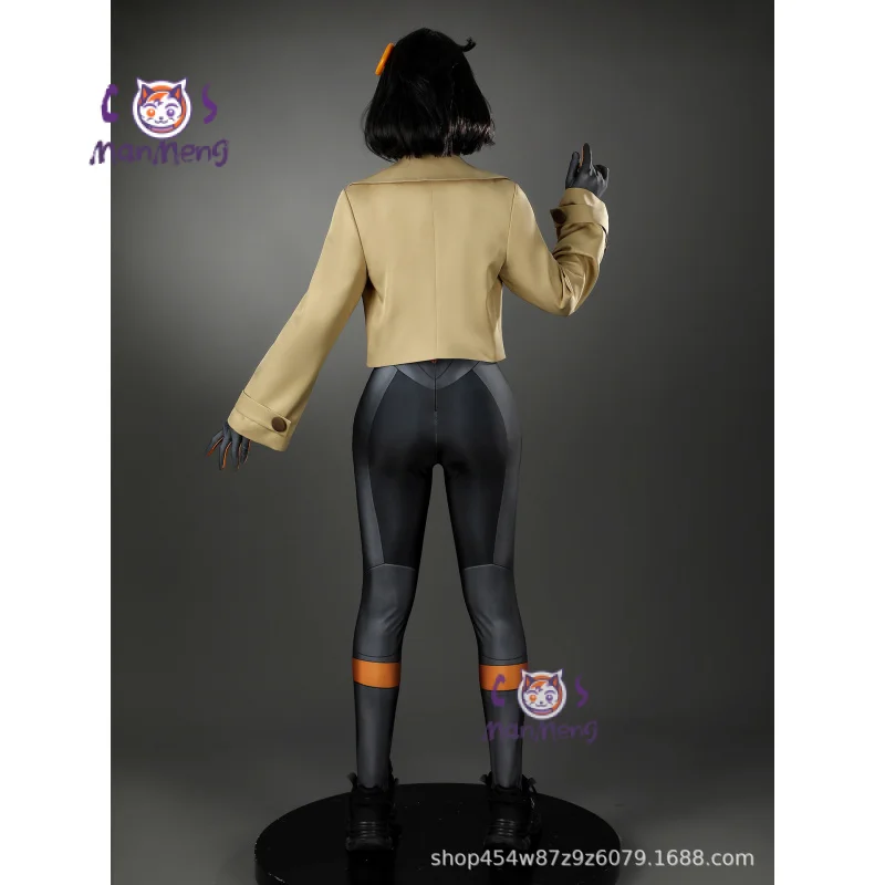 Pock Emma mon Anime Emma Cosplay Costume Game New women's man jumpsuit coat headwear, necklace Christmas party Halloween suit
Pock Emma mon Anime Emma Cosplay Costume Game New women's man jumpsuit coat headwear, necklace Christmas party Halloween suit
